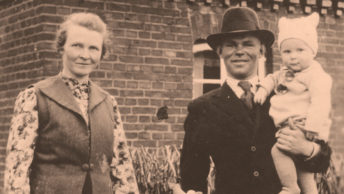 Rosalie z mężem Maxem na fotografii z lat 40. XX wieku.