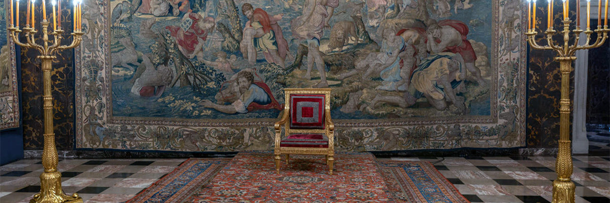Sala senatorska czyli niegdysiejsza aula królewska na Wawelu.