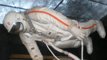 Spacer kosmiczny Aleksieja Leonowa. Aranżacja muzealna