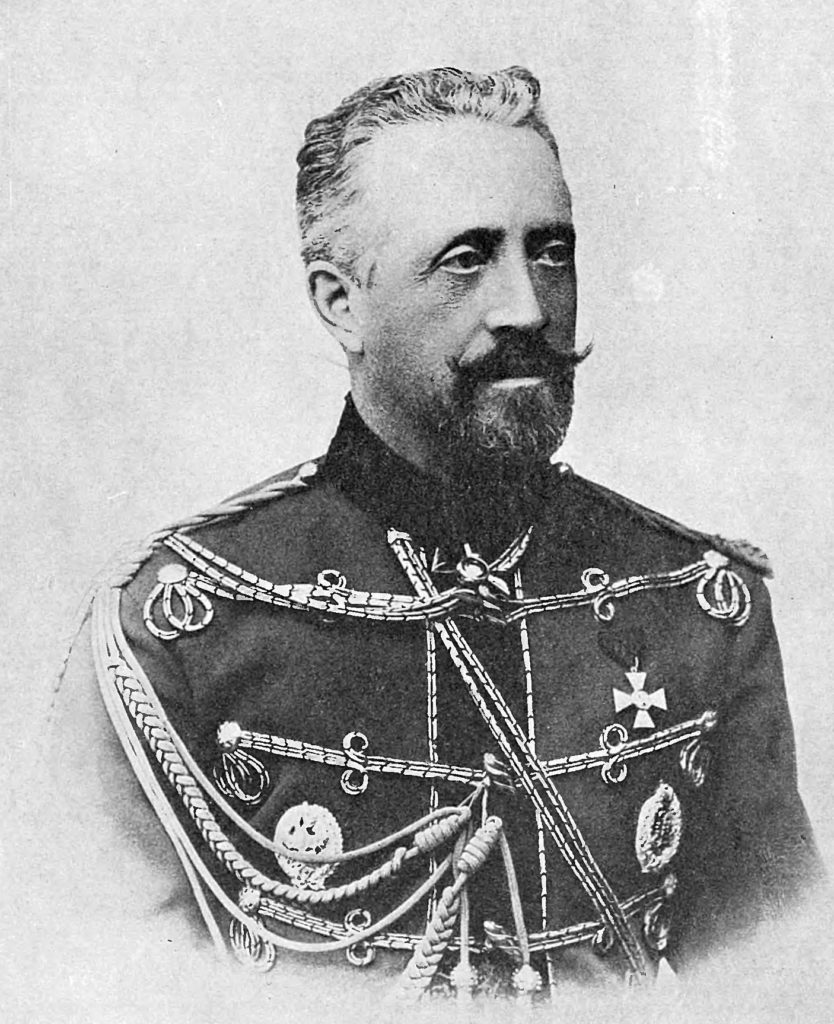Wuj Mikołaja II wielki książę Mikołaj Mikołajewicz Romanow (domena publiczna).