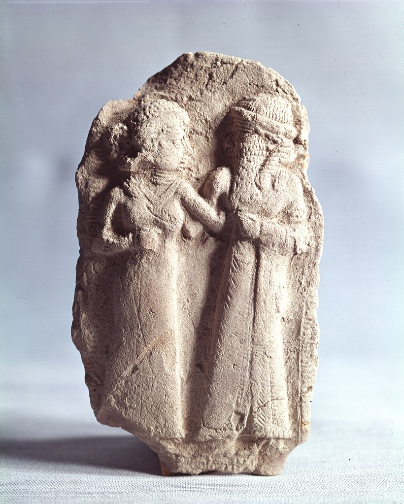 Starożytne przedstawienie Inany i Dumuziego (Françoise Foliot/CC BY-SA 4.0).