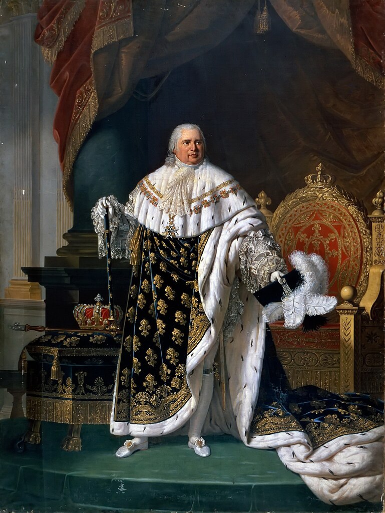 Ludwik XVIII (Robert Lefèvre/domena publiczna).,