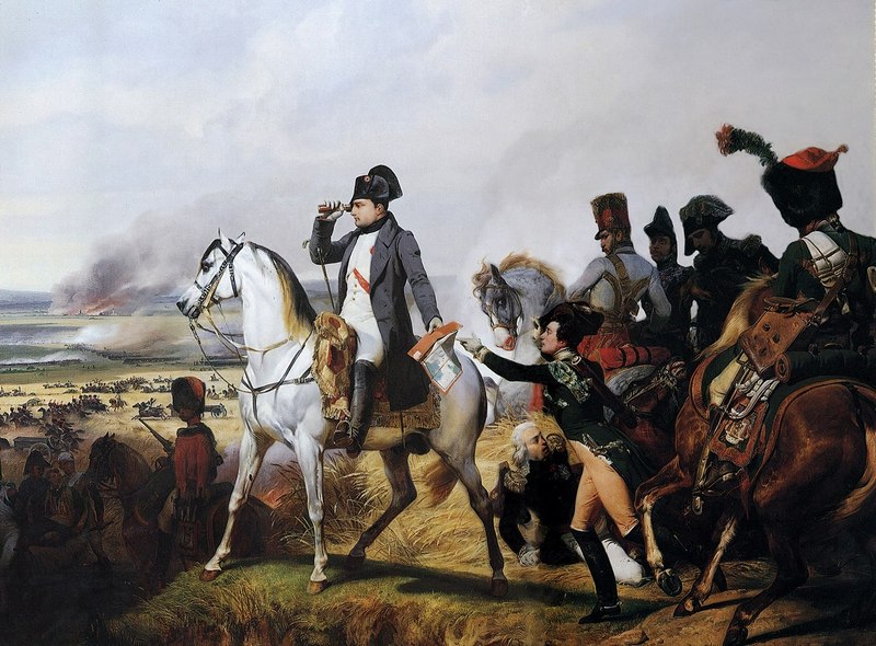 Napoleon pod Wagram (Horace Vernet/domena publiczna).