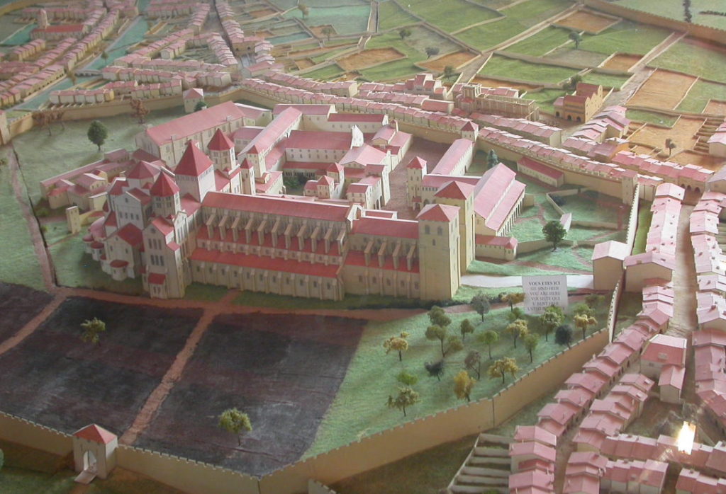 Model średniowiecznego opactwa Cluny (fot. Hannes72, lic. CC-BY-SA 3,0)