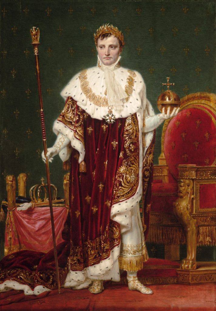 W 1807 roku Napoleon znalazł się u szczytu swojej potęgi (Jacques Louis David/domena publiczna).