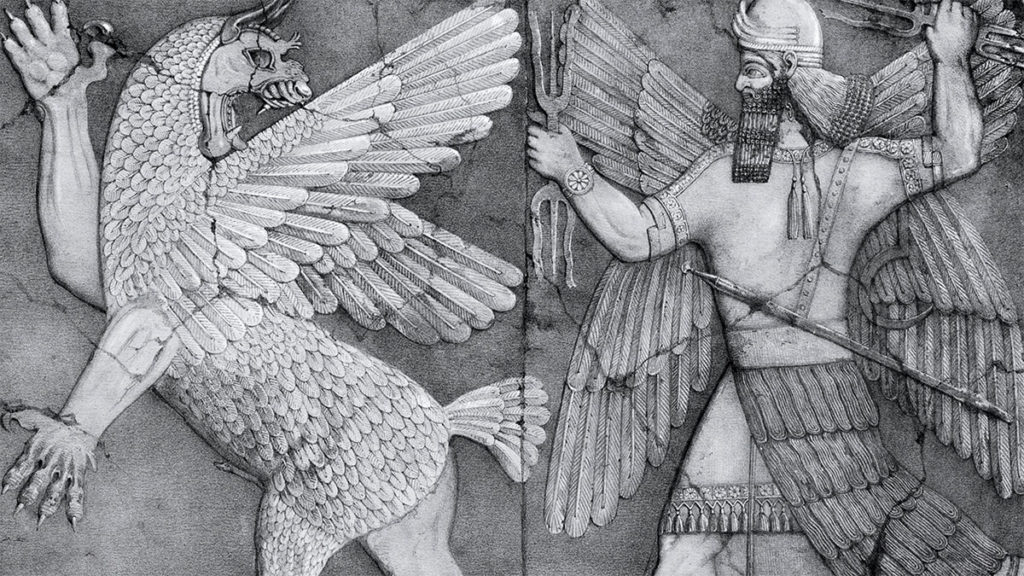 Babilońskie wyobrażenie mitologiczne
