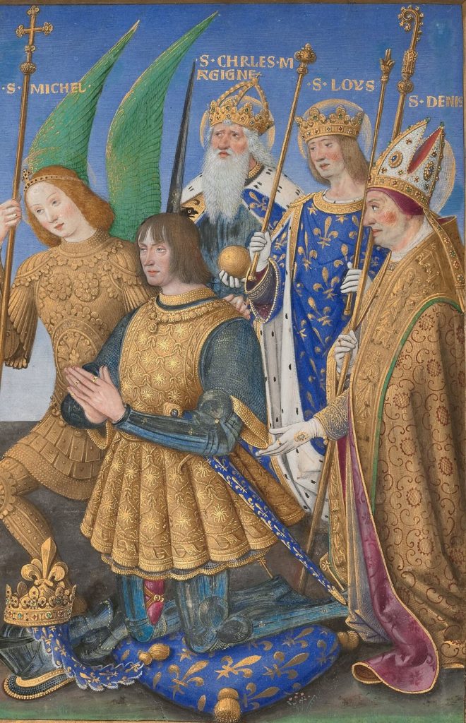 Podobizna modlącego się Ludwika XVII wykonana w 1498 lub 1499 roku (Jean Bourdichon/domena publiczna).