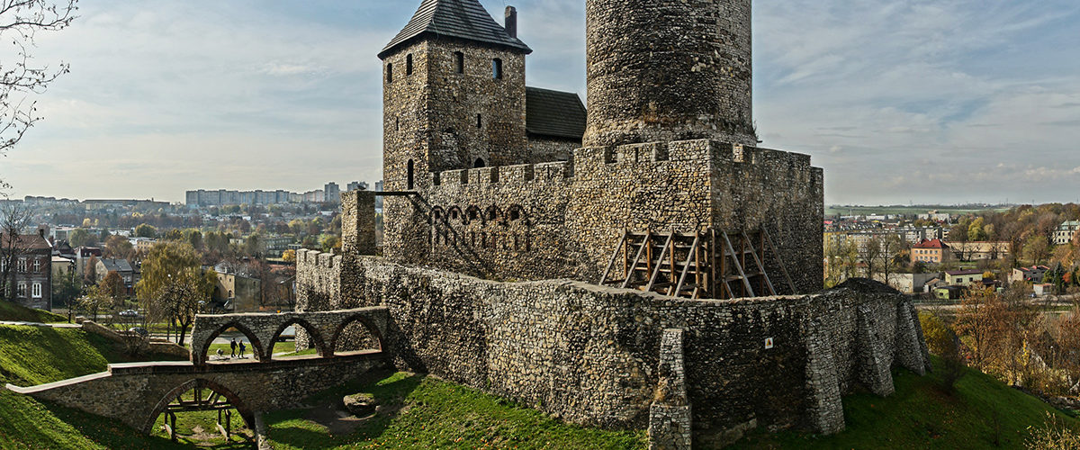 Kazimierzowski zamek w Będzinie (fot. Paweł J. Mazurkiewicz, lic. CC-BY-SA 3,0)