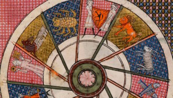 Średniowieczny diagram astrologiczny.
