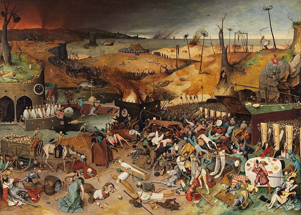 Głód i epidemie zebrały na początku XIV wieku potworne żniwo. Ilustracja poglądowa (Pieter Bruegel/domena publiczna).