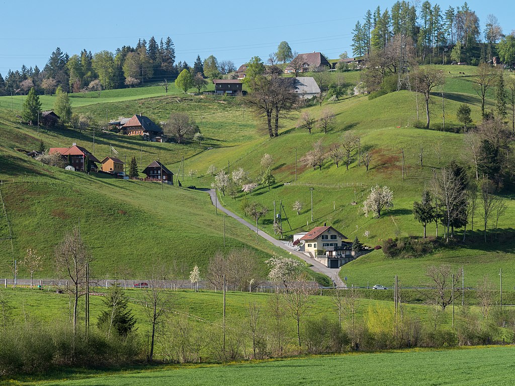 Malownicze widoki wyżyny Emmental (JoachimKohler-HB/CC BY-SA 4.0).