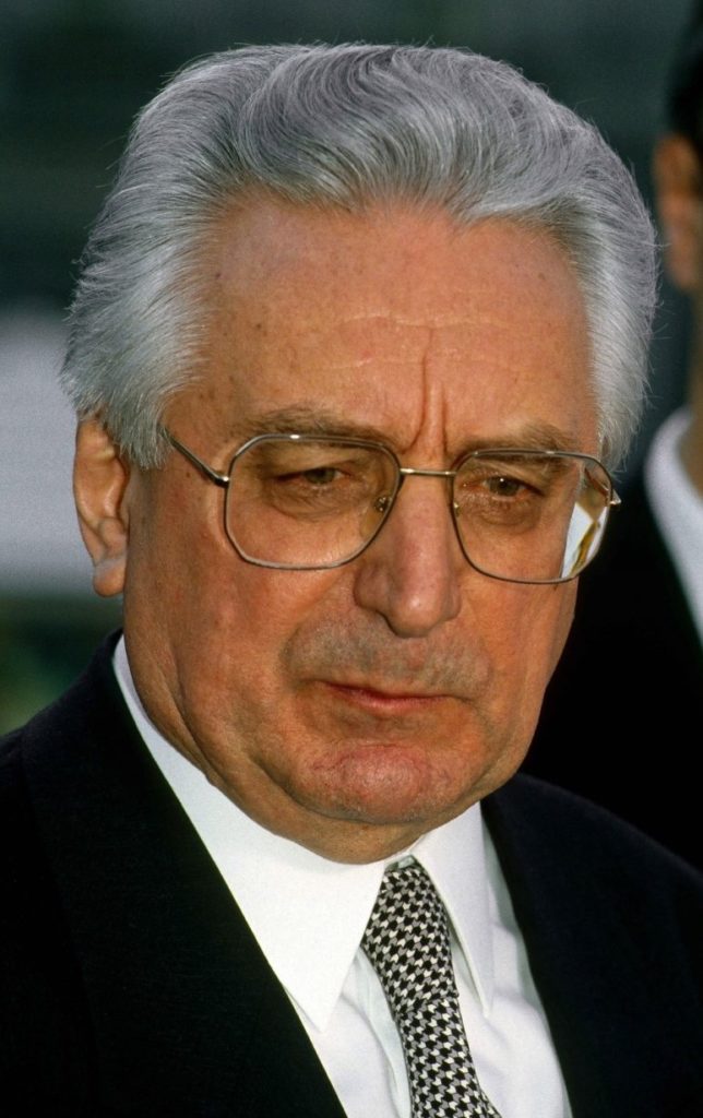 Prezydent Chorwacji Franjo Tuđman. Zdjęcie wykonane w 1995 roku (Mark Reinstein/domena publiczna).