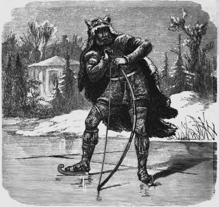 Bóg Ullr w wyobrażeniu Friedricha Wilhelma Heinego (domena publiczna).