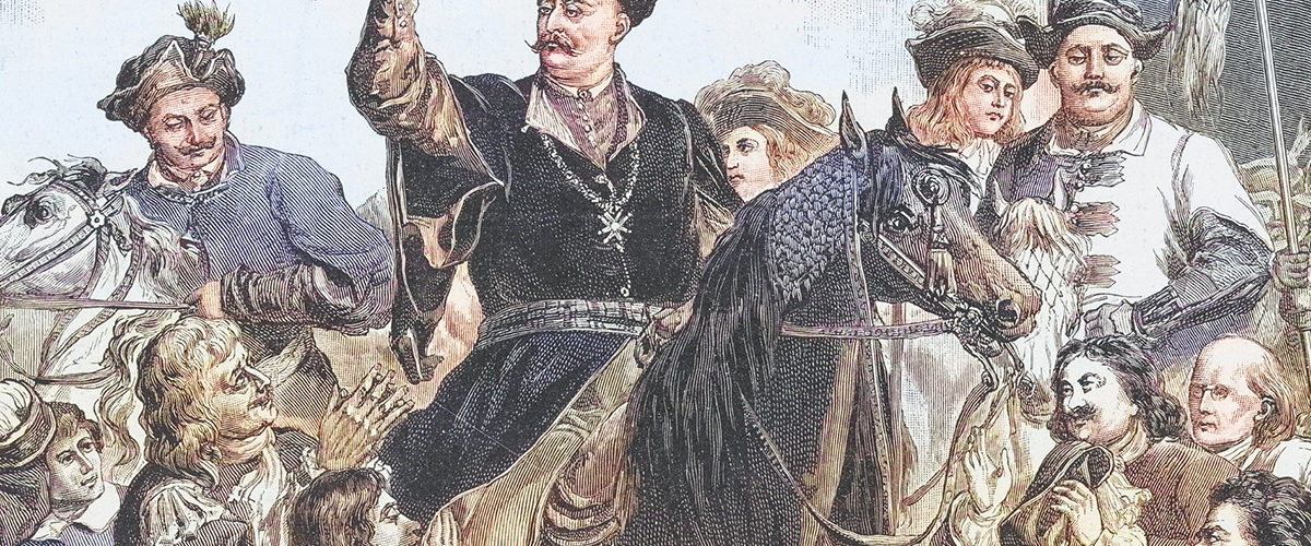 Wjazd Jana III Sobieskiego do oswobodzonego Wiednia w wyobrażeniu XIX-wiecznego artysty