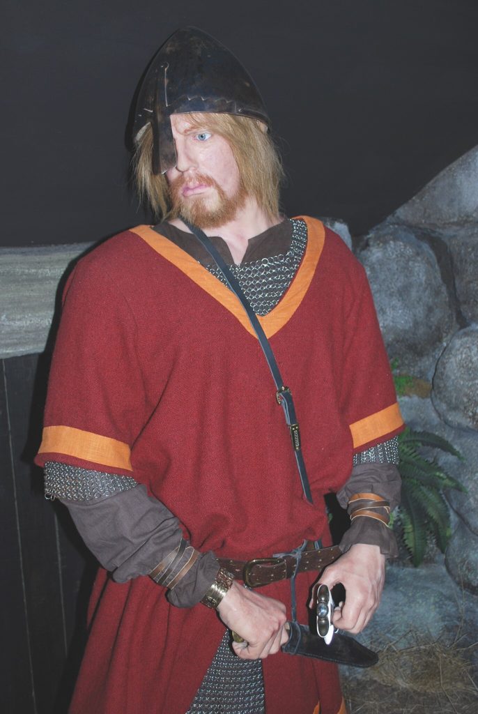 Woskowa figura wikinga (Erik Christensen/CC BY-SA 3.0).