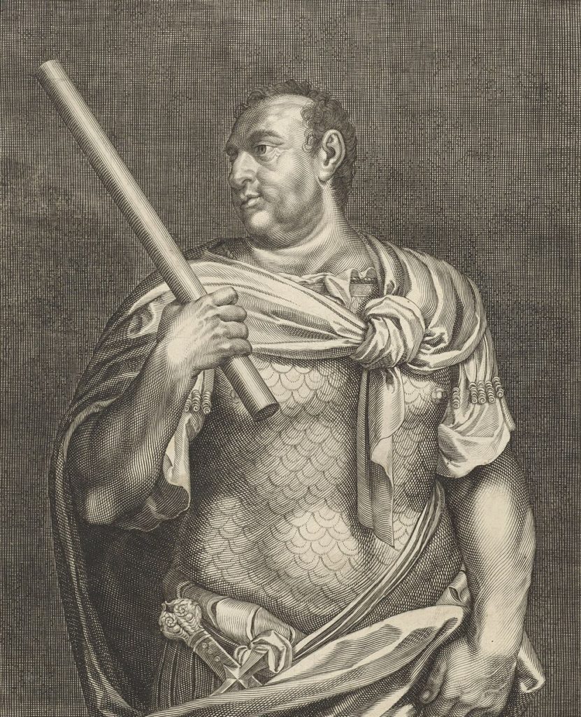 Cesarz Witeliusz w wyobrażeniu XVI-wiecznego artysty (domena publiczna).