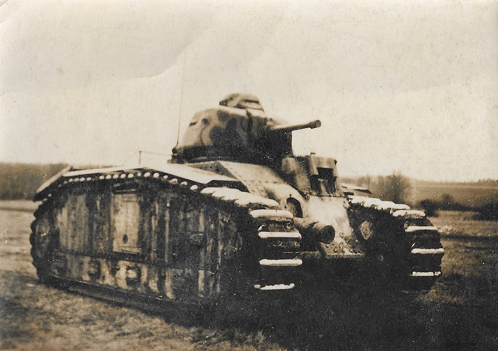 Francuski czołg Char B1 (domena publiczna).