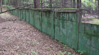 Mur otaczający osiedle Waldsiedlung