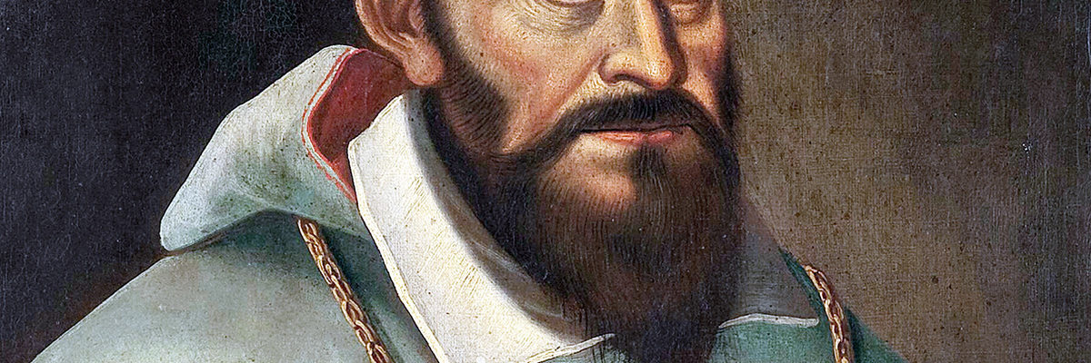 Biskup krakowski Franciszek Krasiński (zm. 1577). Portret z epoki.