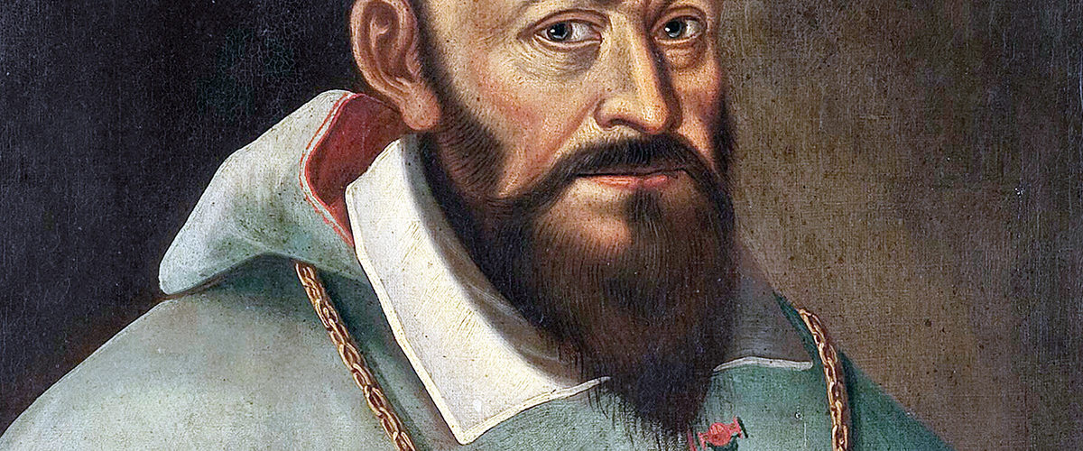 Biskup krakowski Franciszek Krasiński (zm. 1577). Portret z epoki.