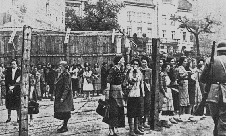 Jedna z ilic geta lwowskiego. To na jego terenie swoje badania prowadził Ludwik Fleck.  (domena publiczna).