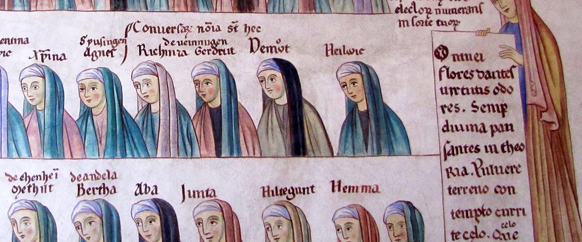 Herrada z Landsbergu wśród mniszek swojego opactwa
