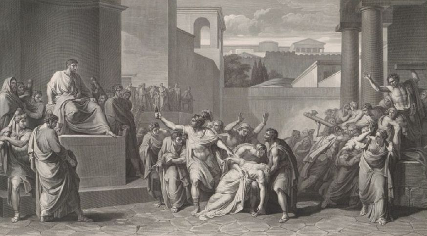Śmierć Werginii w wyobrażeniu Vincenzo Camucciniego (domena publiczna).