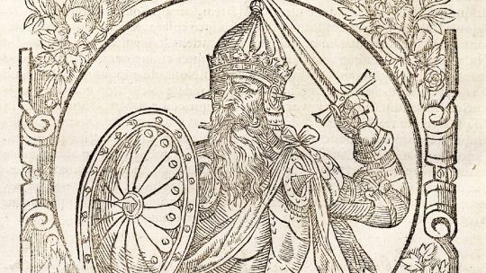 Iście lechickie wyobrażenie Lecha (choć ze sporo późniejszej kroniki).