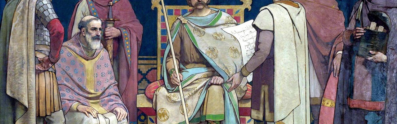 Karol Wielki ostatecznie nie zdecydował się zaatakować Jutlandię (domena publiczna).