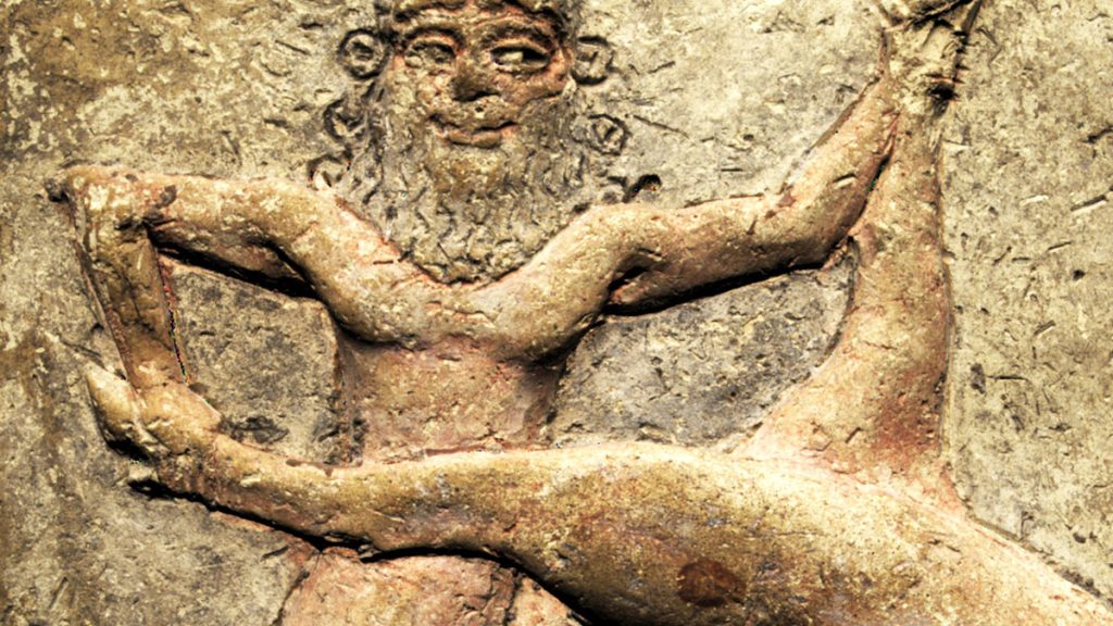 Gilgamesz w walce z niebiańskim bykiem. Lata 2255-2219 p.n.e