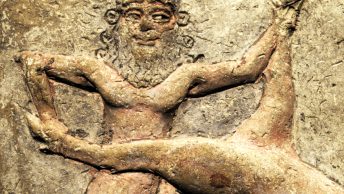 Gilgamesz w walce z niebiańskim bykiem. Lata 2255-2219 p.n.e