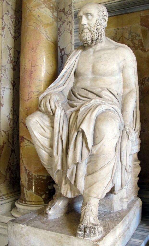 Posąg Eliusza Arystydesa ze zbiorów Muzeum Watykańskiego (Sailko/CC BY-SA 3.0).